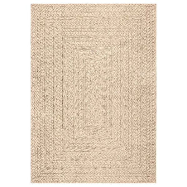 vidaXL Tapis ZIZUR beige 200x290 cm aspect de jute int&eacute;rieur ext&eacute;rieur