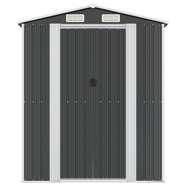 vidaXL Abri de jardin Anthracite 192x191x223 cm Acier galvanisé