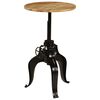 vidaXL Table de bar Bois de manguier massif 60 x (76-110) cm