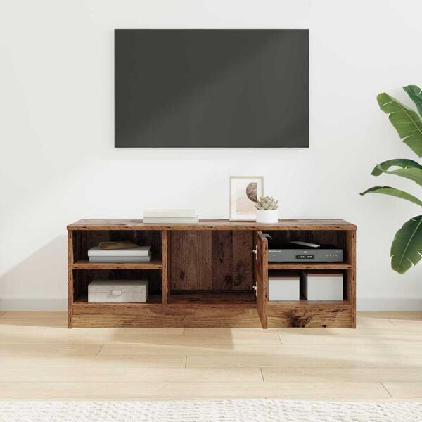 vidaXL Meuble TV Bois Ancien 102 x 35 x 36,5 cm Bois d'ing&eacute;nierie