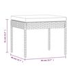 vidaXL Salon de jardin 6 pcs avec coussins r&eacute;sine tress&eacute;e gris