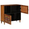 vidaXL Buffet avec porte Noyer 80 x 33 x 75 cm Bois de mangue massif