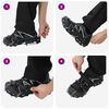 vidaXL Crampons pour chaussures Noir S