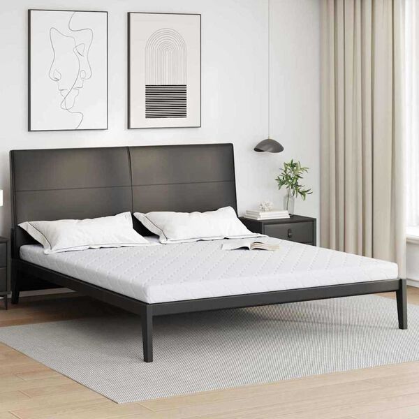 vidaXL Matelas Blanc 180 x 200 cm Mousse PU