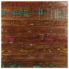 vidaXL Dessus de table 70x70x1,5 cm carr&eacute; bois massif de r&eacute;cup&eacute;ration