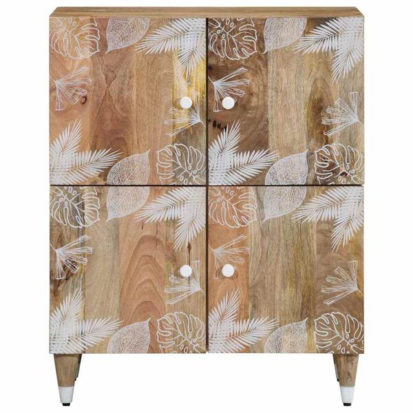 vidaXL Buffet 60x33,5x75 cm bois de manguier massif