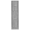 vidaXL Armoire apothicaire sonoma gris 30x41x118 cm bois d'ing&eacute;nierie