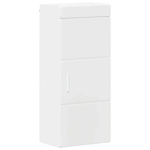 vidaXL Armoire murale de salle de bain TULUM Blanc 37 x 24,5 x 86 cm