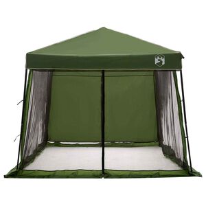 vidaXL Ensemble de Tentes de Camping 2 pcs Vert Taffetas et Tissu