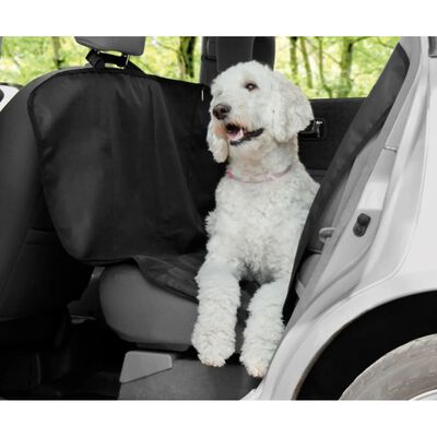 Pets Collection Housse de protection de siège d’auto pour animaux Noir