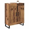 vidaXL Buffet Bois Ancien 69,5 x 34 x 90 cm Bois d'ing&eacute;nierie et fer