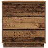 vidaXL Cabinet de chevet avec tiroir Bois ancien 71 x 34,5 x 75 cm