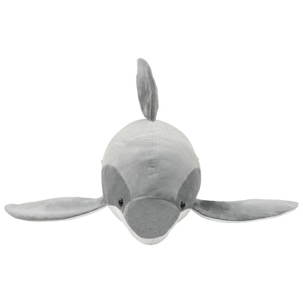 vidaXL dauphin en peluche Gris