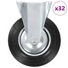vidaXL 32 pcs Roulettes fixes 200 mm