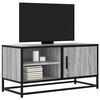 vidaXL Meuble TV sonoma gris 80x34,5x40 cm bois d'ing&eacute;nierie et m&eacute;tal