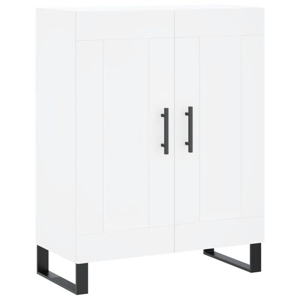 vidaXL Buffet blanc 69,5x34x90 cm bois d'ing&eacute;nierie