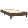 vidaXL Sommier &agrave; lattes de lit et matelas et LED Marron fonc&eacute; 90x200cm