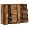 vidaXL Buffet 2 pcs Bois ancien 60 x 31 x 84 cm Bois d'ingénierie