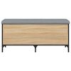 vidaXL Banc de rangement ch&ecirc;ne sonoma 102x42x45 cm bois d'ing&eacute;nierie