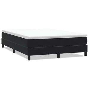 vidaXL Sommier &agrave; lattes de lit sans matelas noir 160x210 cm velours