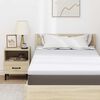 vidaXL Surmatelas Blanc 120 x 200 cm Tissu Jacquard