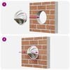 vidaXL Couvre-vent Air 2 pcs Argent 100 mm Acier inoxydable