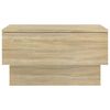 vidaXL Tables de chevet murales 2 pcs Chêne sonoma