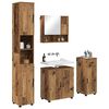 vidaXL Ensemble de mobilier de salle de bain 4 pcs Bois Ancien
