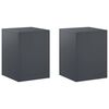 vidaXL Support de Plante 2 pcs Anthracite 30 x 30 x 40 cm
