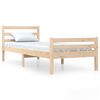 vidaXL Cadre de lit sans matelas bois massif 90x200 cm