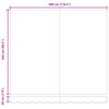 vidaXL Auvent manuel r&eacute;tractable bordeaux 300x250 cm