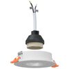vidaXL Projecteur 6 pc Blanc 9 x 9 x 2 cm Aluminium