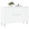 vidaXL Buffet blanc 101,5x35x70 cm bois d'ingénierie
