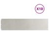 vidaXL Bordures de pelouse 10 pcs 25x103 cm acier inoxydable