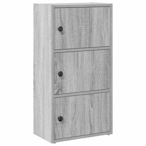 vidaXL Biblioth&egrave;que sonoma gris 40x24x77 cm bois d'ing&eacute;nierie