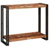 vidaXL Table console Multicolore 90 x 33 x 75 cm Bois Recycl&eacute; Solide