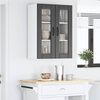 vidaXL Armoire de cuisine Noir 60 x 31 x 80 cm Bois d'ing&eacute;nierie