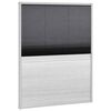 vidaXL Moustiquaire pliss&eacute;e pour fen&ecirc;tre et store Aluminium 60 x 80 cm