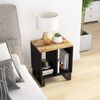 vidaXL Table d'appoint 40x31x46 cm Bois de manguier et d'ing&eacute;nierie