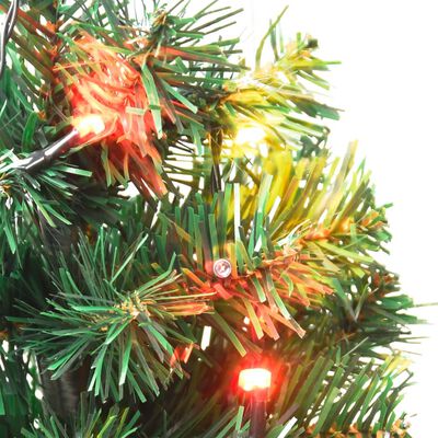 vidaXL Arbres d'allée de Noël 6 pcs avec LED multicolores 45 cm PVC