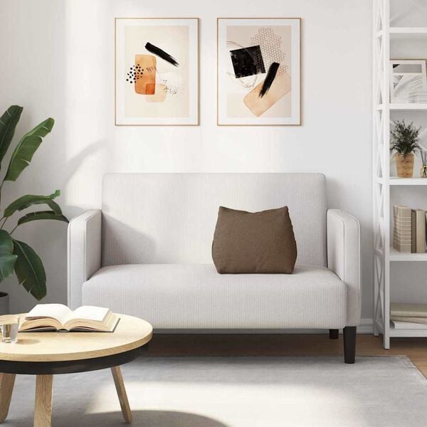 vidaXL Coussin de Dos Marron 45 x 20 x 35 cm tissu