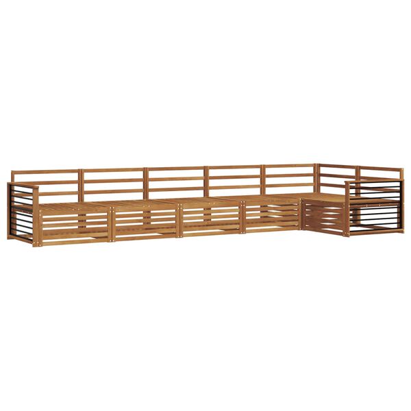 vidaXL Ensemble de canap&eacute;s d'ext&eacute;rieur 6 pcs Naturel