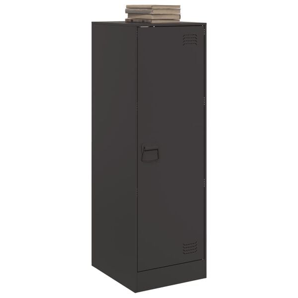 vidaXL Buffet noir 34,5x39x107 cm acier