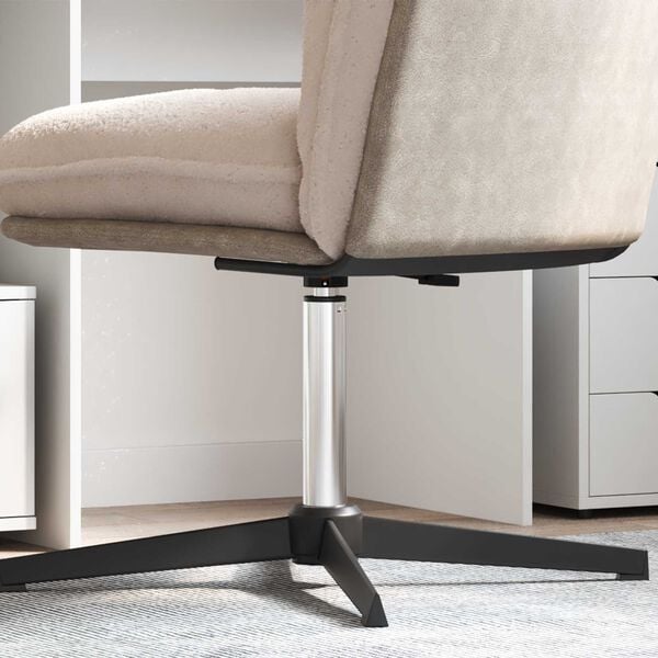 vidaXL Cylindre à gaz de chaise de bureau Chrome 15,5 cm Fer