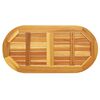 vidaXL Plateau de table Marron 90 x 45 x 2 cm Bois d'Acacia Massif