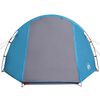 vidaXL Tente de camping tunnel 4 personnes bleu imperm&eacute;able
