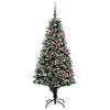 vidaXL Sapin de Noël artificiel Vert 150 cm PVC, Acier et Plastique