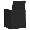 vidaXL Chaises de salle à manger 2 pcs Noir 57 x 67 x 95 cm tissu