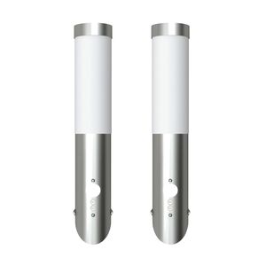 Applique murale design avec détecteur, inclinée (lot de 2)