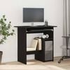vidaXL Bureau chêne noir 80x45x74 cm bois d'ingénierie